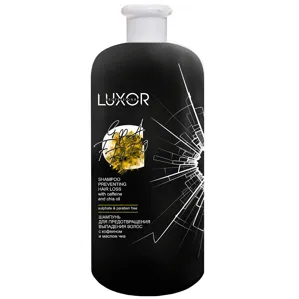 Шампунь безсульфатний проти випадіння волосся з кофеїном і олією чіа, 1000 мл Shampoo Preventing Hair Loss Sulfate & Paraben Free LUXOR Professional