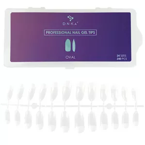 DNKa Гелеві тіпси  Oval Gel Tips Nails  240шт