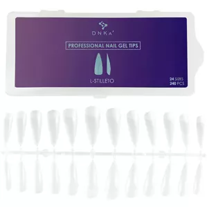 DNKa Гелеві тіпси  L-Stilleto Gel Tips Nails  240шт
