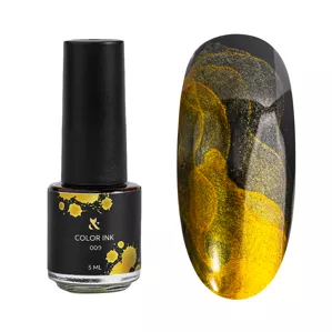 Чорнила для дизайну, 5 мл №008 Колір: Золотий NEW Ink Color F.O.X