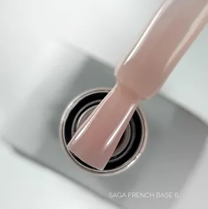 База камуфлююча, 9 мл №06 French Base SAGA Professional