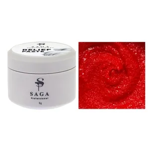 Паста рельєфна, 5 мл  №10 Колір: червоний Relief paste SAGA Professional