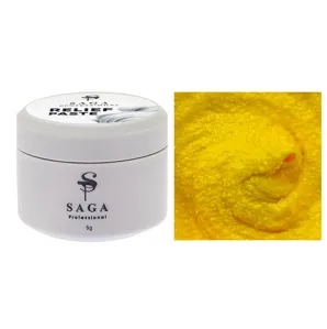 Паста рельєфна, 5 мл  №12 Колір: жовтий Relief paste SAGA Professional