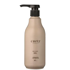 Гель проти пухнастості кучерявого волосся з пантенолом, 500 мл Anti-Frizz Curl GEL Curly Xclusive ID Hair