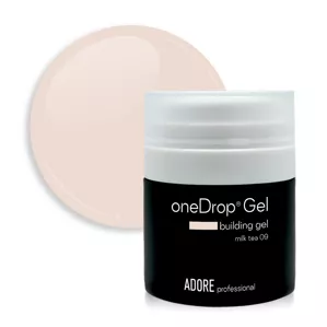 Гель для нарощування нігтів, 30 г №09 "Milk tea" One Drop Gel ADORE