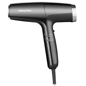 Фен з іонізацією потужністю 1800-2000W Falco Black (колір: Black/Silver) BAB8550BE BaBylissPRO