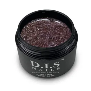 D.I.S.Nails Гель Hard MERLOT & SHIMMER з шиммером 28 г