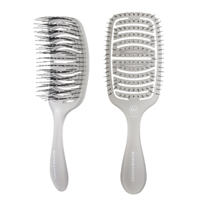 Щітка продувна для волосся ESSENTIAL CARE FLEX Medium Hair Bristles Ice Grey (ID2079) Olivia Garden 
