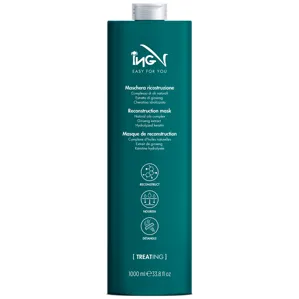 Маска живильна відновлювальна для пошкодженого і фарбованого волосся з кератином, 1000 мл Reconstruction mask Treating ING Professional