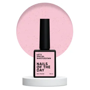 Гель-лак із золотою поталлю, 10 мл Let`s spesial WHISTLEDOWN /№180 Gel Polish NAILSOFTHEDAY 