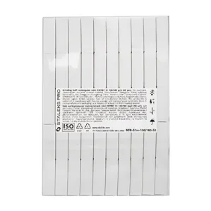 Бафи-шліфувальники для манікюру 100/180 грит EXPERT 51 прямокутні міні (50 шт) NFB-51m-100/180-50 STALEKS PRO