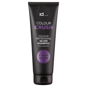 Шампунь фіолетовий для нейтралізації жовтизни, 250 мл Silver Shampoo F**K Off Yellow Colour Crush ID Hair