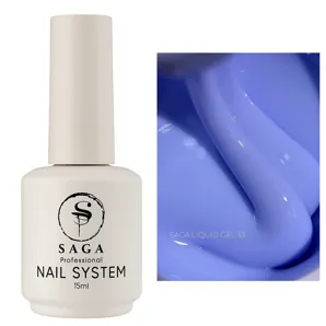 Гель рідкий для зміцнення нігтів, 15 мл №33 Liquid Gel SAGA Professional