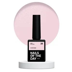 База камуфлююча з шимером, 10 мл №028 Cover Base NEW Formula NAILSOFTHEDAY
