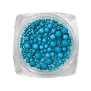 Намистинки для декору №04 Light Blue Puffy Dot SILLER Professional 