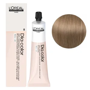 8 Фарба тонуюча на лужній основі без аміаку, 60мл Alkaline Demi-permanent cream color Dia Color L`Oreal Professionnel