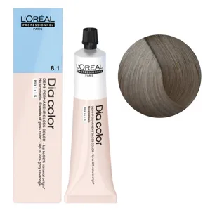 8/1 Фарба тонуюча на лужній основі без аміаку, 60мл Alkaline Demi-permanent cream color Dia Color L`Oreal Professionnel