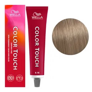 9/16 ястравий блондин попелясто-фіолетовий Фарба для тонування волосся без аміаку (Оновлена формула), 60 мл COLOR TOUCH Wella Professionals