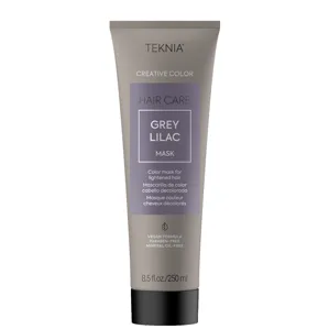 Маска для оновлення кольору освітленого волосся (фіолетово-сіра), 250 мл 44052 GREY LILAC MASK Creative Color TEKNIA LAKME