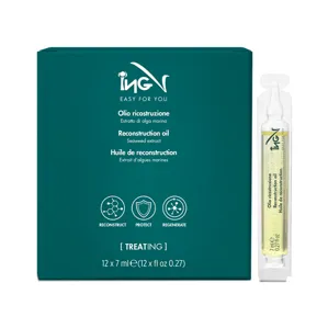 Олія відновлювальна для пошкодженого волосся з морськими водоростями, 12*7 мл Reconstruction oil Treating ING Professional