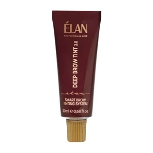 Фарба для брів та вій №03, колір: Чорний (Black), Deep Brown Tint  2.0, 20 мл ELAN Profesional line