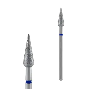 Фреза діамантова ГРУША ГОСТРА СИНЯ діаметр 4 мм / робоча частина 12 мм EXPERT (FA100B040/12) STALEKS PRO