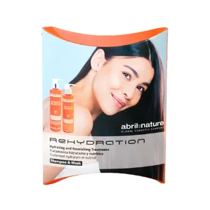 Міні-набір зволожувальний для сухого, пошкодженого та кучерявого волосся (шампунь 30 мл + маска 30 мл) REHYDRATION Abril et Nature