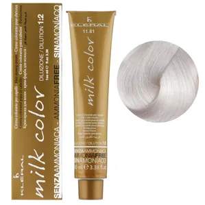 11/81 Пастельні перли Крем-фарба для волосся перманентна без аміаку, 100 мл Milk Color KLERAL System
