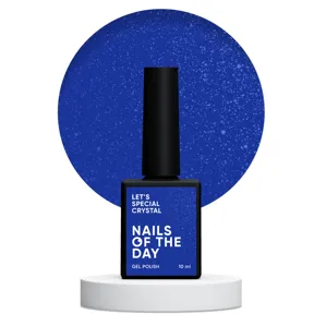 Гель-лак з дрібним шимером, 10 мл Let`s spesial CRYSTAL Gel Polish NAILSOFTHEDAY