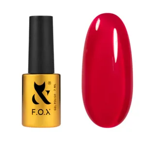 Гель-лак вітражний 7мл №002 Strawberry  LolliPop Colection Gel polish F.O.X   