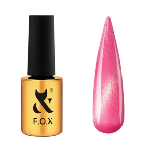 Гель-лак з ефектом котячого ока 7 мл PINK Cat Eye F.O.X Gel Polish 