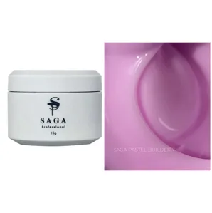 Гель для нарощування та укріплення нігтів, 15 мл №07 Pastel Builder Gel SAGA Professional