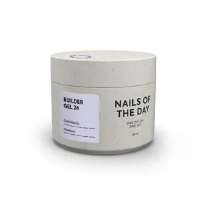 Гель для нарощування нігтів, 30 мл №024 Колір: Молочний з рожевою вуаллю Builder Gel NAILSOFTHEDAY