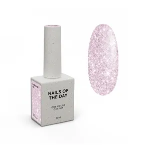 Гель-лак з яскравими блискітками, 10 мл №02 PARADISE Gel polish NAILSOFTHEDAY 