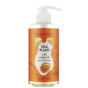 Шампунь для очищення шкіри голови з кислотами, 500 мл Scalp Scaling Shampoo EGG PLANET DAENG GI MEO RI 