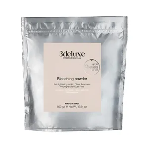 Пудра для знебарвлення волосся (9 levels), 500 г Bleaching powder 3deluxe Professional