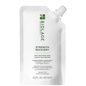 Маска глибокої дії для відновлення пошкодженого волосся зі скваланом оливи, 100 мл Deep Treatment Mask STRENGTH RECOVERY BIOLAGE Hair Spa MATRIX