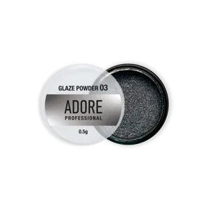 Втирка - глазу для нігтів, 0,5 г №03 Glaze Powder ADORE