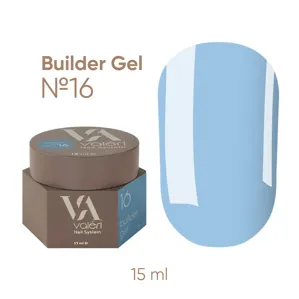 VALERI Builder Gel Гель для нарощування 15 мл №016 Небесно-блакитний
