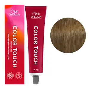 7/73 середній блондин коричнева-золотистий Фарба для тонування волосся без аміаку (Оновлена формула), 60 мл COLOR TOUCH PLUS Wella Professionals
