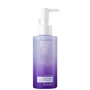 Гідрофільна олія для очищення шкіри та зняття макіяжу з екстрактом фіолетової моркви, 140 мл PLANIST Purple Carrot PHA CLEANSING OIL DAENG GI MEO RI