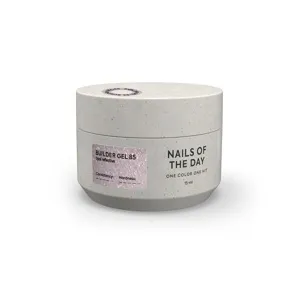 Гель для нарощування нігтів світловідбиваючий, 15 мл №085 Колір: Рожево-молочний з опаловим блиском Builder Gel NAILSOFTHEDAY