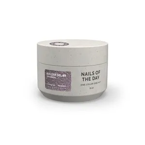 Гель для нарощування нігтів світловідбиваючий, 15 мл №089 Колір: Холодний лавандовий з опаловим блиском Builder Gel NAILSOFTHEDAY