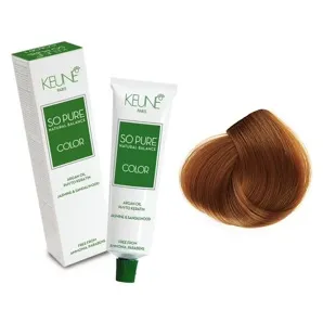 7/34 середній золотисто-мідний  блондин Фарба для волосся перманентна без аміаку, 60 мл SO PURE Color KEUNE