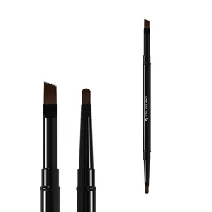 Пензлик двосторонній EXPERT для гелю 7 мм / для гелю 9 мм (NBE-04/09) STALEKS PRO