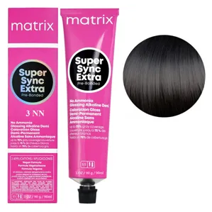 3NN Темний шатен натуральний інтенсивний Тонер для волосся на лужній основі без аміаку, 90 мл SUPER SYNC  EXTRA Pre-Bonded MATRIX  