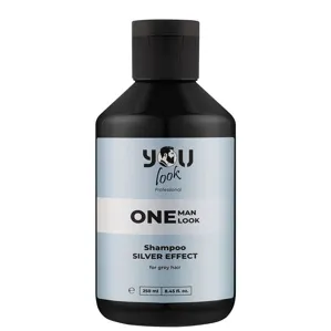 Шампунь чоловічий для нейтралізації жовтизни, 250 мл Shampoo SILVER EFFECT ONE MAN LOOK You look Professional