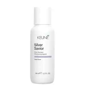 Шампунь з фіолетовими пігментами для нейтралізації жовтизни "Срібний блиск", 80 мл Shampoo Silver Savior Care KEUNE
