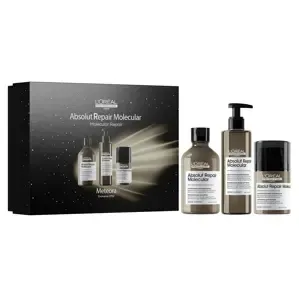Набір (шампунь 300 мл+сироватка 250 мл+маска 50 мл), Meteora Absolut Repair Molecular L`Oreal Professionnel