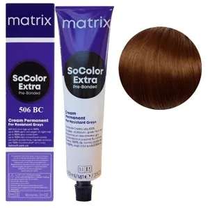 506BC темний блондин коричнево-мідний  Крем-фарба для волосся, 90 мл SoColor EXTRA Pre-Bonded  MATRIX (оновлений дизайн)